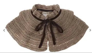 사만사 모스모스 니트 티어드 탈착식 옷깃 모카