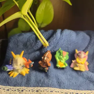 유니크 캐릭터 피규어 4체 세트