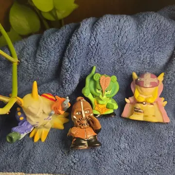 유니크 캐릭터 피규어 4체 세트