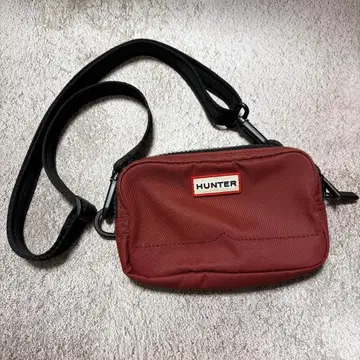 HUNTER 스마트폰 숄더백 레드