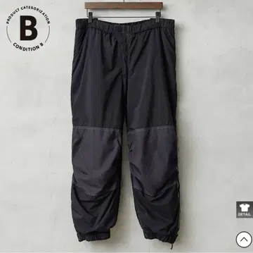 ECWCS LEVEL7 후염 블랙 팬츠 M-R