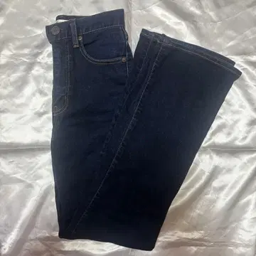 MOUSSY 다크 블루 플레어 팬츠