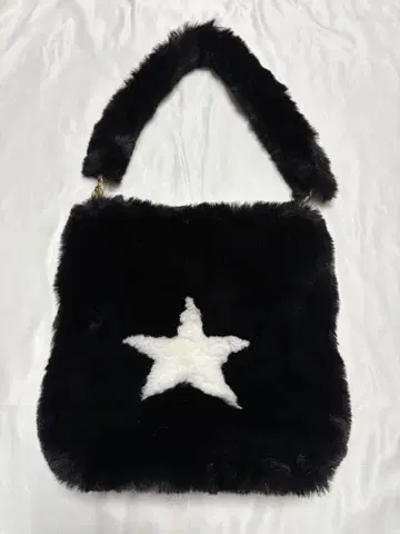 새상품급 Anne Coquine 에코 퍼 백 별 패턴