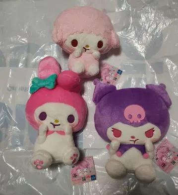 산리오 므규토 BIG 봉제 인형 3종 컴플리트