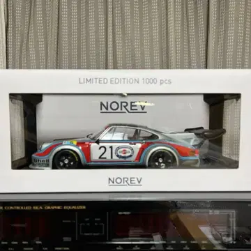 NOREV 한정판 포르쉐 911 까레라 RSR 미니카 1/18 스케일