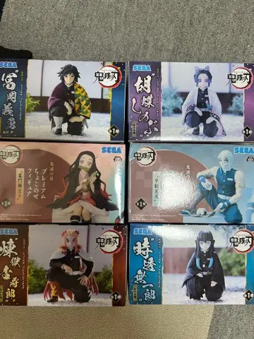 귀멸의 칼날 피규어 세트