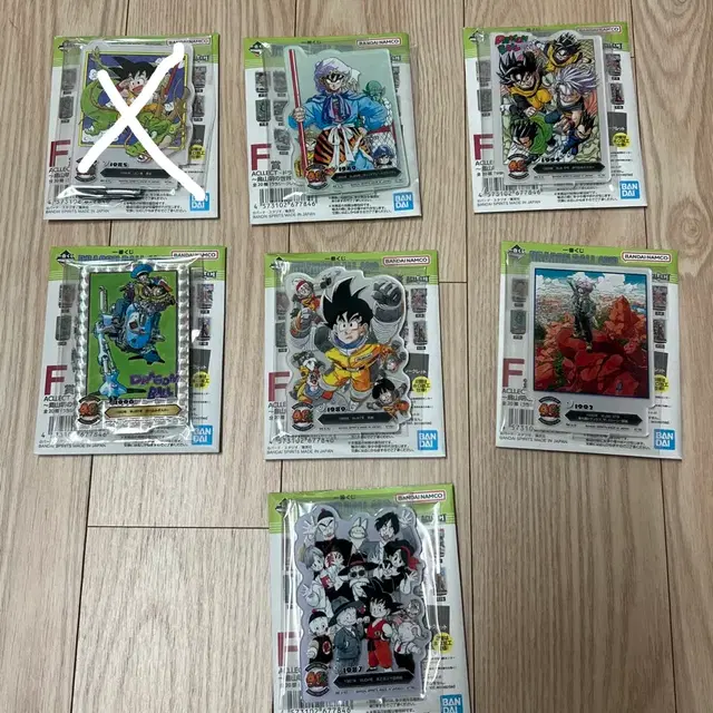 드래곤볼 40주년 F상 아크릴스탠드 일괄 판매