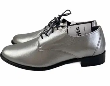 장 폴 고티에 실버 레더 슈즈