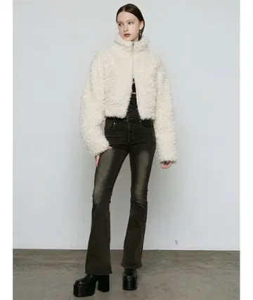 EMODA 싱글 미니 보아 블루종