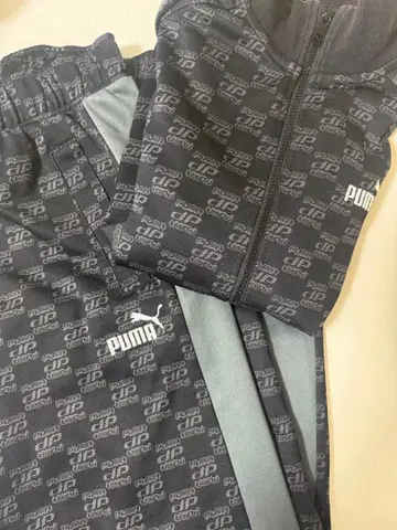 PUMA 블랙 저지 세트