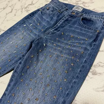 eimy istoire 믹스 스터드 데님 블루