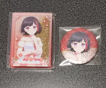 뱅드림 란 블록 캔뱃지