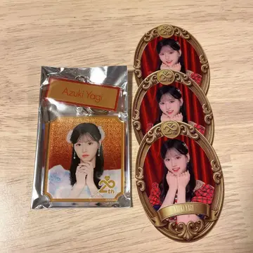 야기 아이츠키 2연 아크릴 키링 찬스 복권 포함 오리지널 스티커 3매