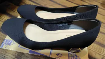 블랙 스퀘어토 펌프스 L