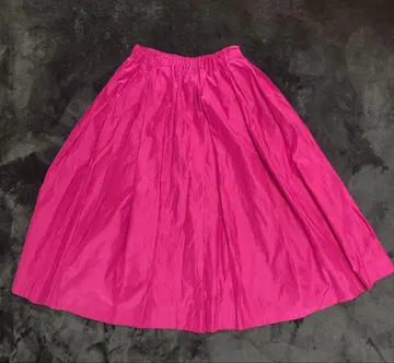 유나이티드 애로우즈 뷰티 앤 유스 핑크 롱 스커트