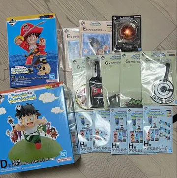 드래곤볼 제일복권 스냅 컬렉션 2 B상 손오공 D상 손오반 하위상 모음