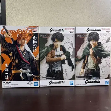 BLEACH 쿠로사키 이치고 진격의 거인 Grandista 피규어 3체