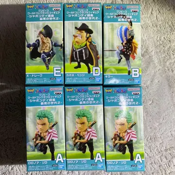 원피스 월드 콜렉터블 피규어 세트 6체