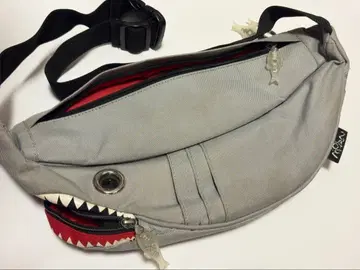 Morn Creations 샤크 웨스트 파우치 사메 백 그레이