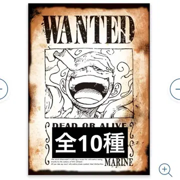 원피스 베이스샵 ONE PIECE 수배서 10종 세트