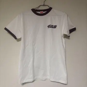 더 모리히가시 레드 화이트 링거 T셔츠