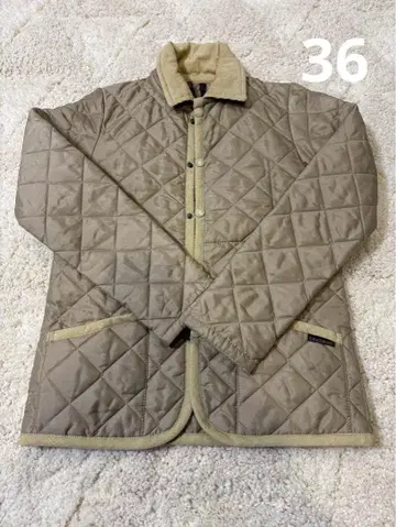 LAVENHAN 라벤햄 여성용 퀼팅 코트 베이지 36