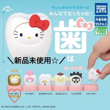 [미사용 새상품] 산리오 캐릭터즈 모두 함께 되자! 치아 레어