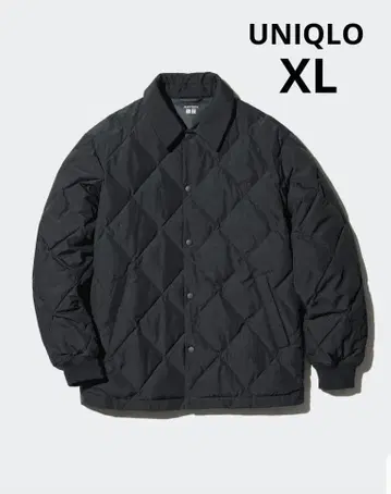 UNIQLO 퍼프 테크 퀼팅 자켓 블랙 XL