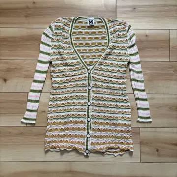 새상품급 M MISSONI 미쏘니 니트 가디건 38