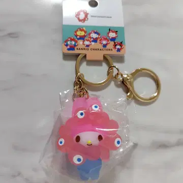 마이멜로디 산리오 미야쿠미야쿠 클리어 컬러 마스코트 키링