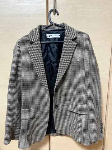 ZARA 테일러드 자켓 브라운 계열
