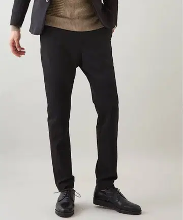 STUDIOUS 멀티 스트레치 큐더스 팬츠 슬랙스 블랙 S