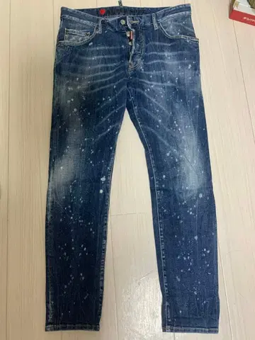 DSQUARED2 스플래터 가공 데님 50