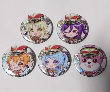 뱅드림 트레이딩 홀로그램 캔뱃지 삐~스! 하로하피