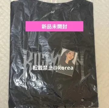 [ 미개봉 새상품 ] aespa t셔츠 short 카리나 richman