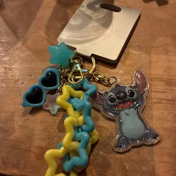 스티치 아크릴 키링 참