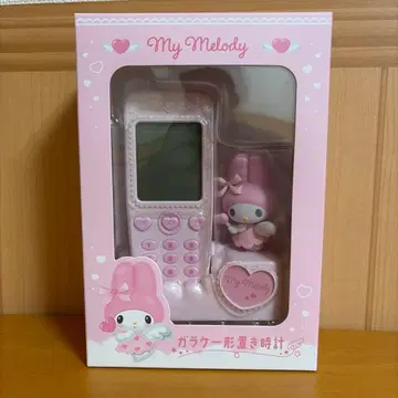 [ 새상품 미개봉 ] 산리오 휴대폰 모양 탁상시계 마이멜로디