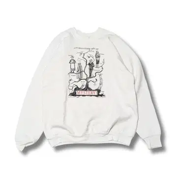 80년대 USA제 Edward Gorey 트레이닝복 맨투맨 레어 아트