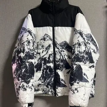 HALHAM / 하루하무 설산 패턴 충전솜 다운 자켓 L 사이즈