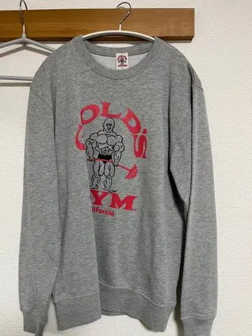 GOLD'S GYM 그레이 맨투맨