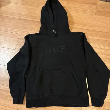 HUF 블랙 후드티 후드 부착 S 사이즈