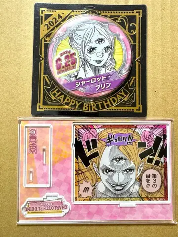 ONE PIECE 명장면 디오라마 피규어 벌스데이 캔뱃지 푸딩 세트