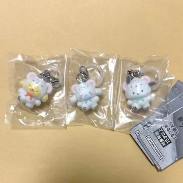 산리오 메지루시 후와후와 스노우 시나몬 폼폼푸딩 포차코 3종