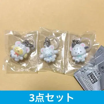 산리오 메지루시 후와후와 스노우 시나몬 폼폼푸딩 포차코 3종