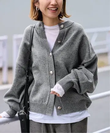 FRAMeWORK 메탈 버튼 2WAY 가디건