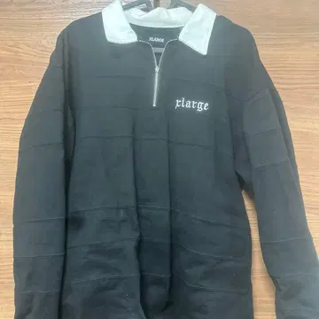 XLARGE 블랙 집업 맨투맨 M