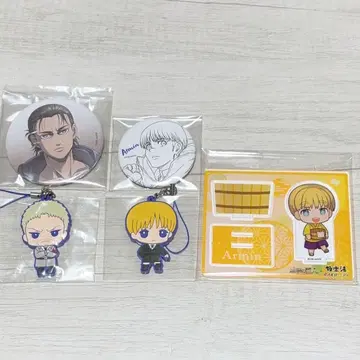 진격의 거인 굿즈 5종 세트 아르민 엘렌 라이너 극락탕 뽑기