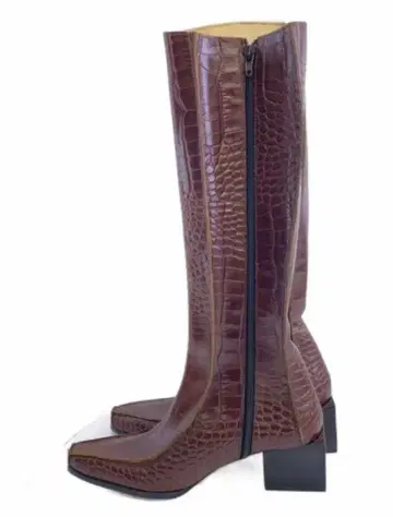 jean paul gaultier leather long boots