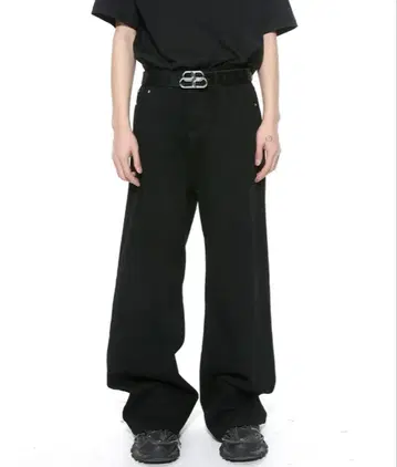 CORPUS TOKYO 와이드 배기 데님 팬츠