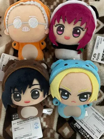 SAKAMOTO DAYS SD 인형 곰돌이 같음 - 컬렉션 4종 세트